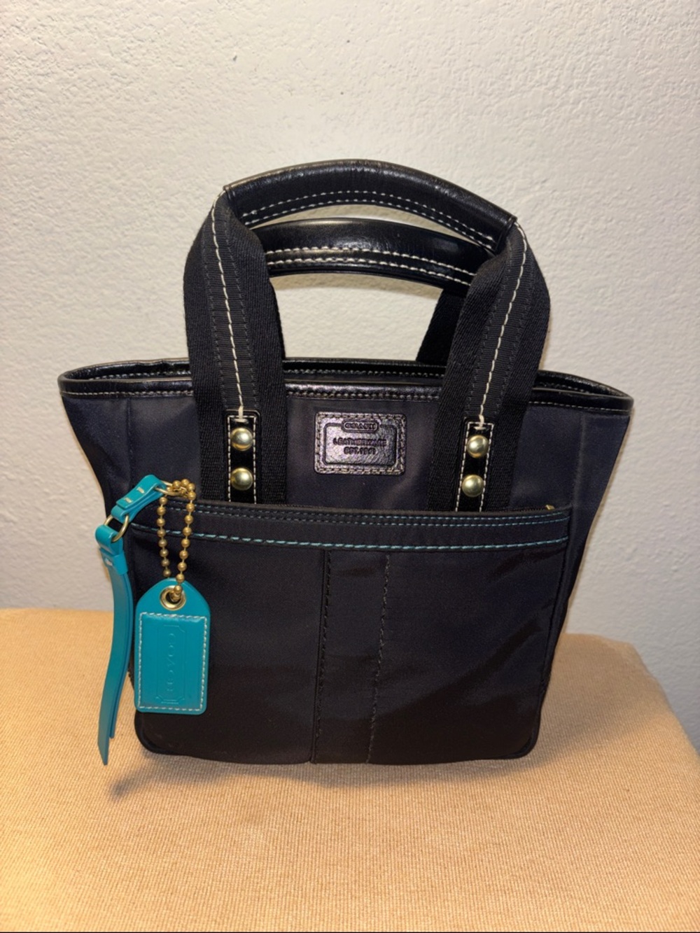 Coach Hamptons Small Nylon Mini Tote bag